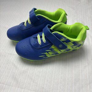 Stride Rite Surprize Youth Soccer Cleats Blue Green US 11M Machine Washable